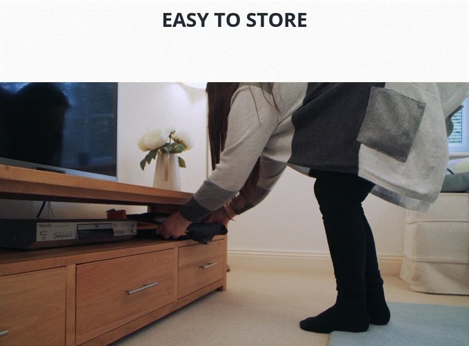 Easy to tuck away